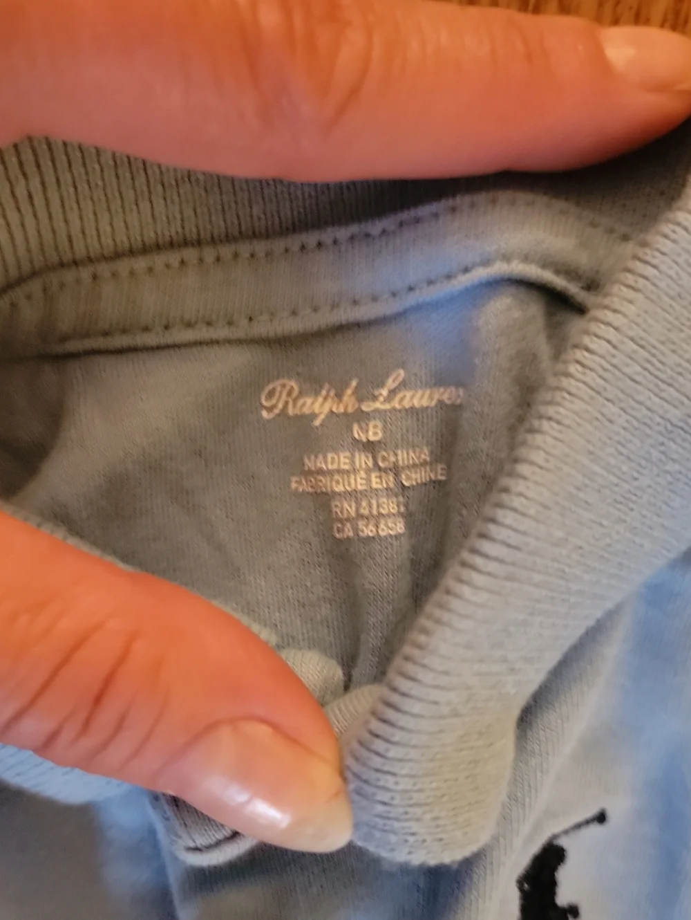 Ralph Lauren polo collar